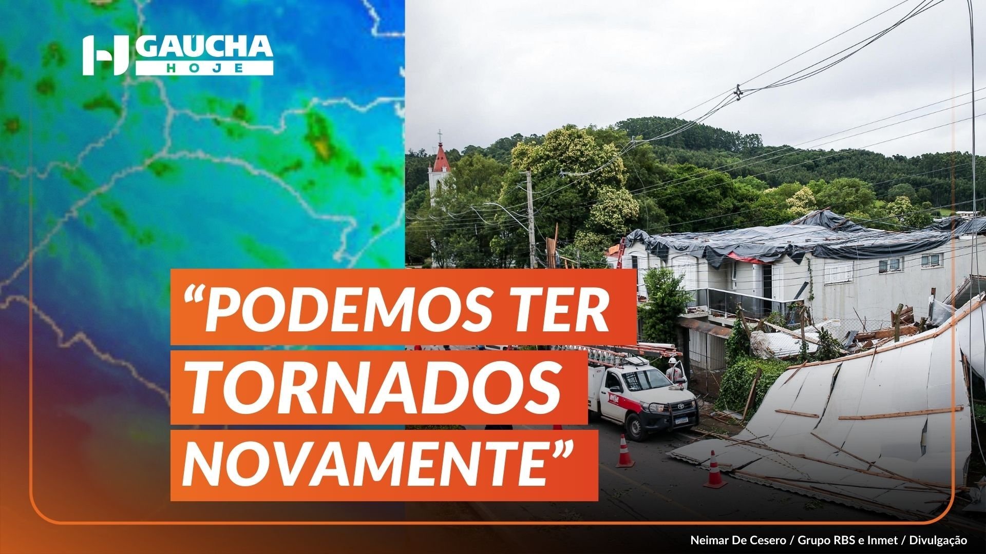 Defesa Civil confirma que foi um tornado que provocou destrui&ccedil;&atilde;o em Farroupilha, no RS