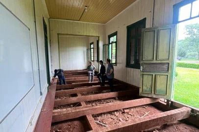 Iniciam obras de restauração do Memorial da Imigração Judaica em Quatro Irmãos; Prédio abrigou o Hospital Israelita Leonardo Cohen<!-- NICAID(15897428) -->