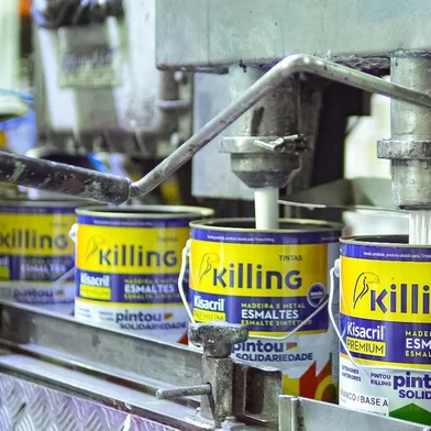 Tintas Killing doará 65 mil litros de tinta para pintar escolas<!-- NICAID(15817199) -->