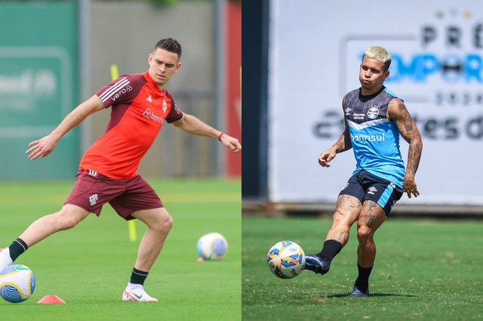 Ricardo Duarte/Inter / Lucas Uebel/Grêmio Ricardo Duarte/Inter / Lucas Uebel/Grêmio