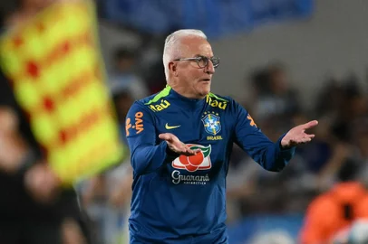 Dorival Junior, técnico do Brasil no jogo contra a Argentina