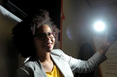 CAXIAS DO SUL, RS, BRASIL, 06/03/2019Pauta para o dia da mulher. Gabriela Oliveira, sócia da escola Criativa. (lucas Amorelli/Agência RBS)<!-- NICAID(13984844) -->