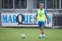 RS - FUTEBOL/ TREINO GREMIO 2023 - ESPORTES - Jogadores do Gremio realizam treino tÃ©cnico durante a manha desta quarta-feira, no CT Luiz Carvalho, na preparaÃ§Ã£o para a partida valida pelo Campeonato Brasileiro 2023. FOTO: LUCAS UEBEL/GREMIO FBPA<!-- NICAID(15599777) -->