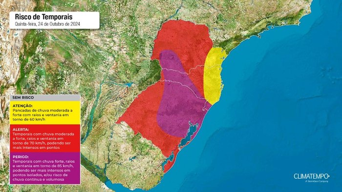 Climatempo / Divulgação Climatempo / Divulgação