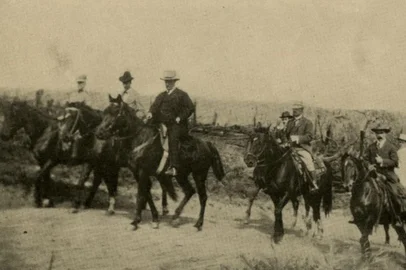 Theodore Roosevelt em visita a Cruz Alta em 1913<!-- NICAID(15908261) -->