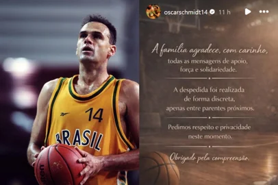 Informações obre a cerimônia de despedida da família do Oscar Schmidt.<!-- NICAID(16268608) -->