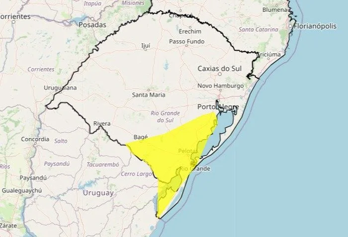 Instituto Nacional de Meteorologia (Inmet) / Reprodução