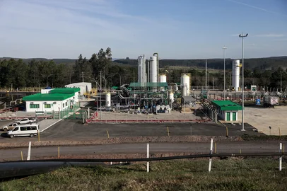 MINAS DO LEÃO, RS, BRASIL - 01-08-2025: A Biometano Sul – primeira planta de biometano oriunda de gás de aterro sanitário no estado – está pronta para entrar em funcionamento. Foto: André Ávila/ Agência RBSIndexador: Andre Avila<!-- NICAID(16093030) -->