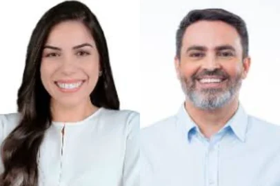 Candidatos Mariana Carvalho e Léo Moraes (Porto Velho, RO)