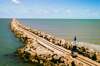 Praia do Cassino, Molhes da Barra<!-- NICAID(16167350) -->