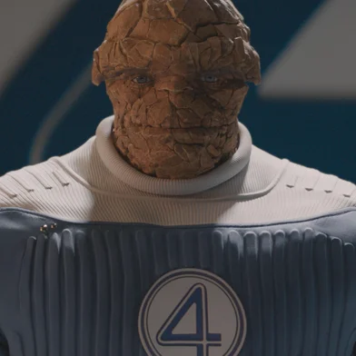 Ebon Moss-Bachrach as Ben Grimm/The Thing in 20th Century Studios/Marvel Studios' THE FANTASTIC FOUR: FIRST STEPS. Photo courtesy of Marvel Studios. Â© 2025 20th Century Studios / Â© and â¢ 2025 MARVEL<!-- NICAID(16087075) -->
