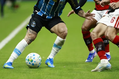 PORTO ALEGRE, RS, BRASIL, 10-05-2026: Grêmio vs Flamengo pelo campeonato Brasileiro Série A 2026, na Arena. Fotos: Jeff Botega/Agencia RBSIndexador: jeff botega<!-- NICAID(16282332) -->