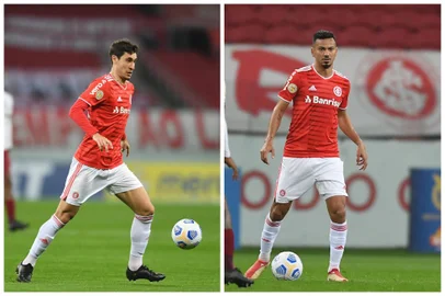 Rodrigo Dourado e Rodrigo Lindoso, volantes do Inter