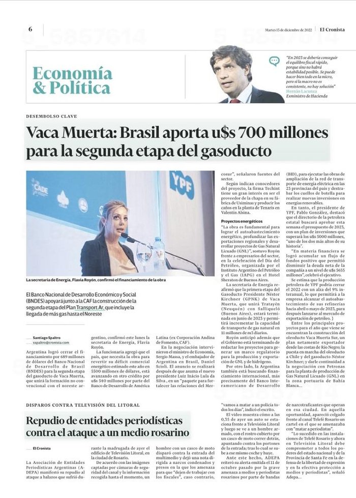 El Cronista / Reprodução