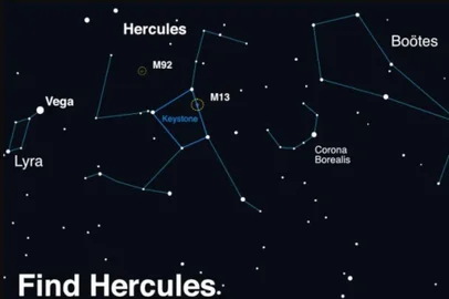 constelação Corona Borealis.Explosão de estrela será visível da Terra a olho nu pela terceira vez na história<!-- NICAID(15728597) -->
