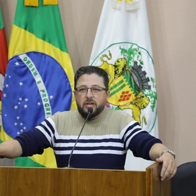 Daniel Santos é líder do Governo Adiló em 2025 na Câmara de Vereadores de Caxias do Sul <!-- NICAID(15971380) -->