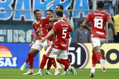 PORTO ALEGRE, RS, BRASIL, 11-10-2026: Grêmio vs Internacional, clássico GreNal nº455 pelo Campeonato Brasileiro Série A 2026. O jogo ocorre na Arena, em Porto Alegre. Foto: Jeff Botega/Grupo RBSIndexador: jeff botega<!-- NICAID(16385314) -->