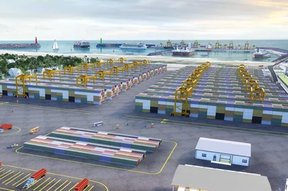 Imagem do projeto do porto de Arroio do Sal. Foto: DTA Engenharia / Divulgação<!-- NICAID(16161982) -->