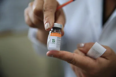 PORTO ALEGRE, RS, BRASIL, 03/02/2023- Vacinação contra covid-19 em crianças de 3 a 5 anos no posto da Tristeza. Foto: Ronaldo Bernardi / Agencia RBS<!-- NICAID(15339516) -->