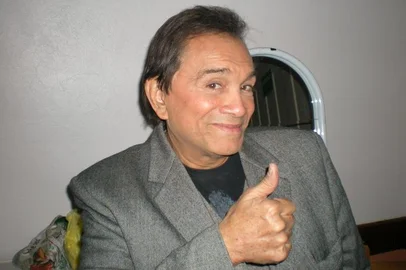 O humorista Dedé Santana, ex-integrante dos Trapalhões, fez show em Caxias do Sul.
