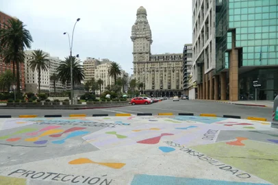 Montevidéu, capital do Uruguai. Foto de dezembro de 2015. <!-- NICAID(14979693) -->