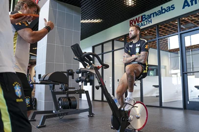 Nelson Terme / CBF/Divulgação Neymar , CBF , Seleção Brasileira , Copa do Mundo<!-- NICAID(16302193) -->
