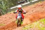 Vicente Debortoli Nunes, de 9 anos, caxiense piloto de motocross.<!-- NICAID(14763429) -->