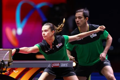 Bruna Takahashi, Hugo Calderano, tênis
