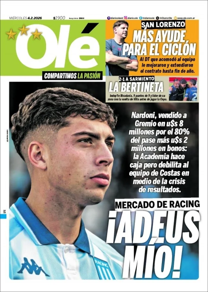 Diário Olé / Reprodução