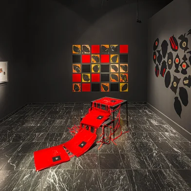 Exposição Carlos Pasquetti - Espaços para esconderijos. Exposição no Margs.<!-- NICAID(16204539) -->