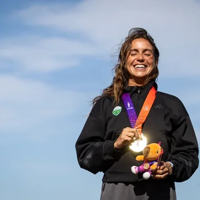 Chloé Calmon, surfe
