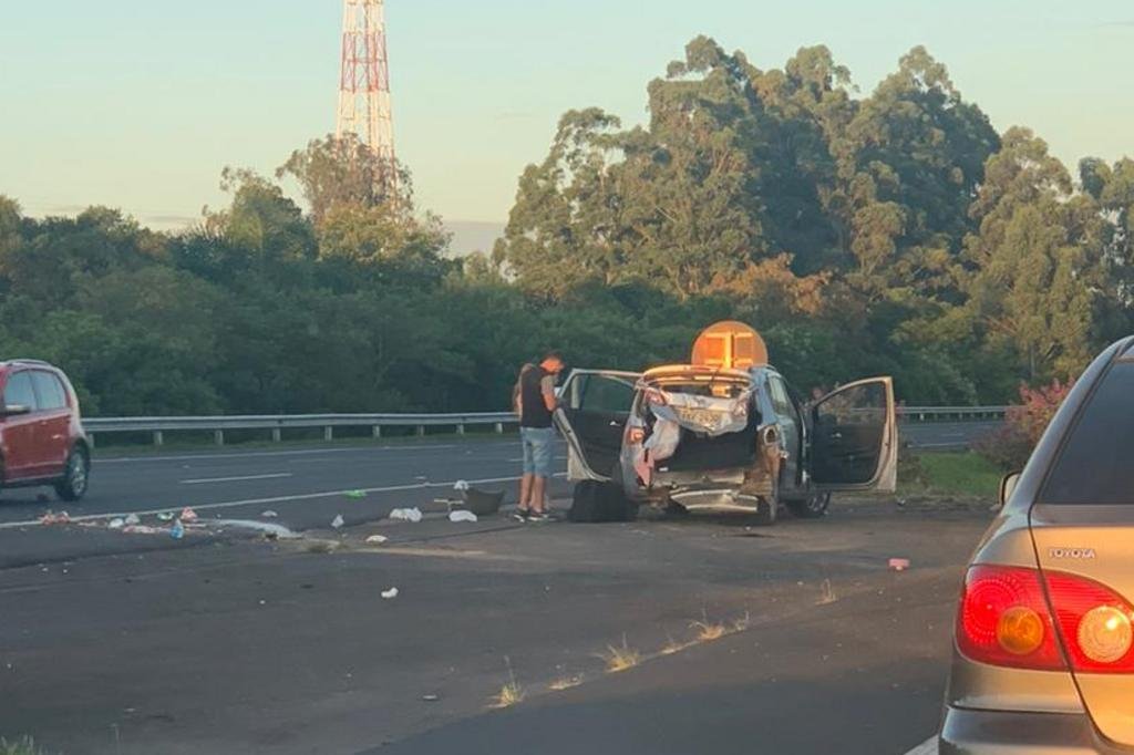 Acidente causa congestionamento de seis quilômetros na freeway | GZH