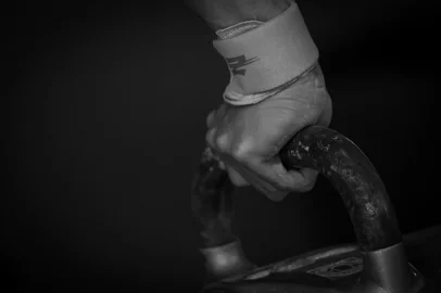 Ginástica, cavalo com alças