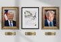 No lugar da foto oficial de Biden, Trump põe assinatura automática do antecessor