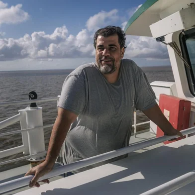 Coordenador da Frente de Soluções da Floresta do Greenpeace no Brasil, Rômulo Batista<!-- NICAID(16164569) -->