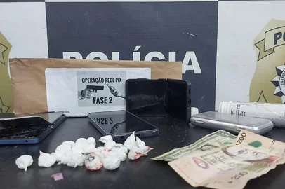 Operação Rede Pix 2, da Polícia Civil, em Capão do Leão<!-- NICAID(16231665) -->