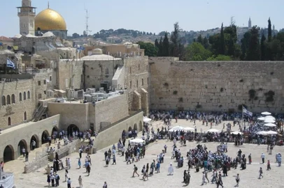Rossana Silva / Agencia RBS Vista do Muro das Lamentações com a Mesquita Al-Aqsa ao fundo, em Jerusalém.<!-- NICAID(7798425) -->