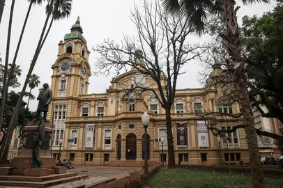 Porto Alegre, RS, Brasil, 27/11/2024 - Memorial do RS só deve reabrir no segundo semestre de 2026. Um dos principais museus do Estado e "gêmeo" do Margs, o Memorial do Rio Grande do Sul foi severamente atingido pela enchente. Agora, passará por reformas e deverá abrir completamente somente em 2026. Fotos: Duda Fortes/Agência RBS<!-- NICAID(15923327) -->