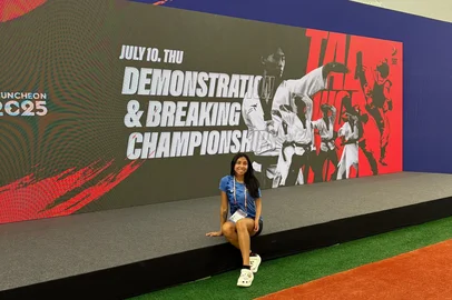 A paratleta da Associação Caxiense de Taekwondo (ACTKD), Maria Eduarda Machado Stumpf, está na Coreia do Sul para representar a seleção brasileira no World ParaTaekwondo Open Challenge 2025, uma das competições mais importantes da temporada na modalidade.<!-- NICAID(16077764) -->