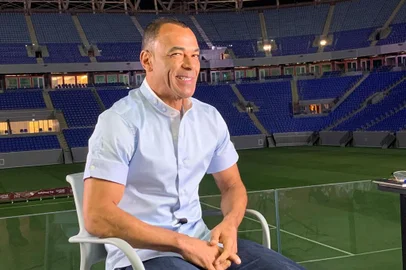 Cafu, ex-jogador da Seleção Brasileira, em lançamento de livro em sua homenagem<!-- NICAID(15054675) -->