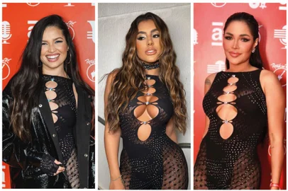 As ex-BBBs Juliette Freire e Flay e a modelo e influenciadora digital Yris Araújo utilizaram o mesmo look no Rock in Rio. As famosas usaram um macacão preto com brilho da grife londrina Post Girl.<!-- NICAID(15197828) -->