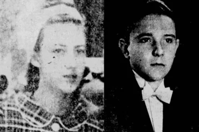 Maria Luiza Haüssler e Heinz Werner João Schmelling. Fotos das famílias, publicadas por jornais na época.<!-- NICAID(15565178) -->
