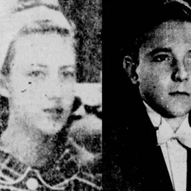 Maria Luiza Haüssler e Heinz Werner João Schmelling. Fotos das famílias, publicadas por jornais na época.<!-- NICAID(15565178) -->