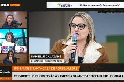 Entrevista com a secretária de Planejamento do RS, Danielle Calazans.