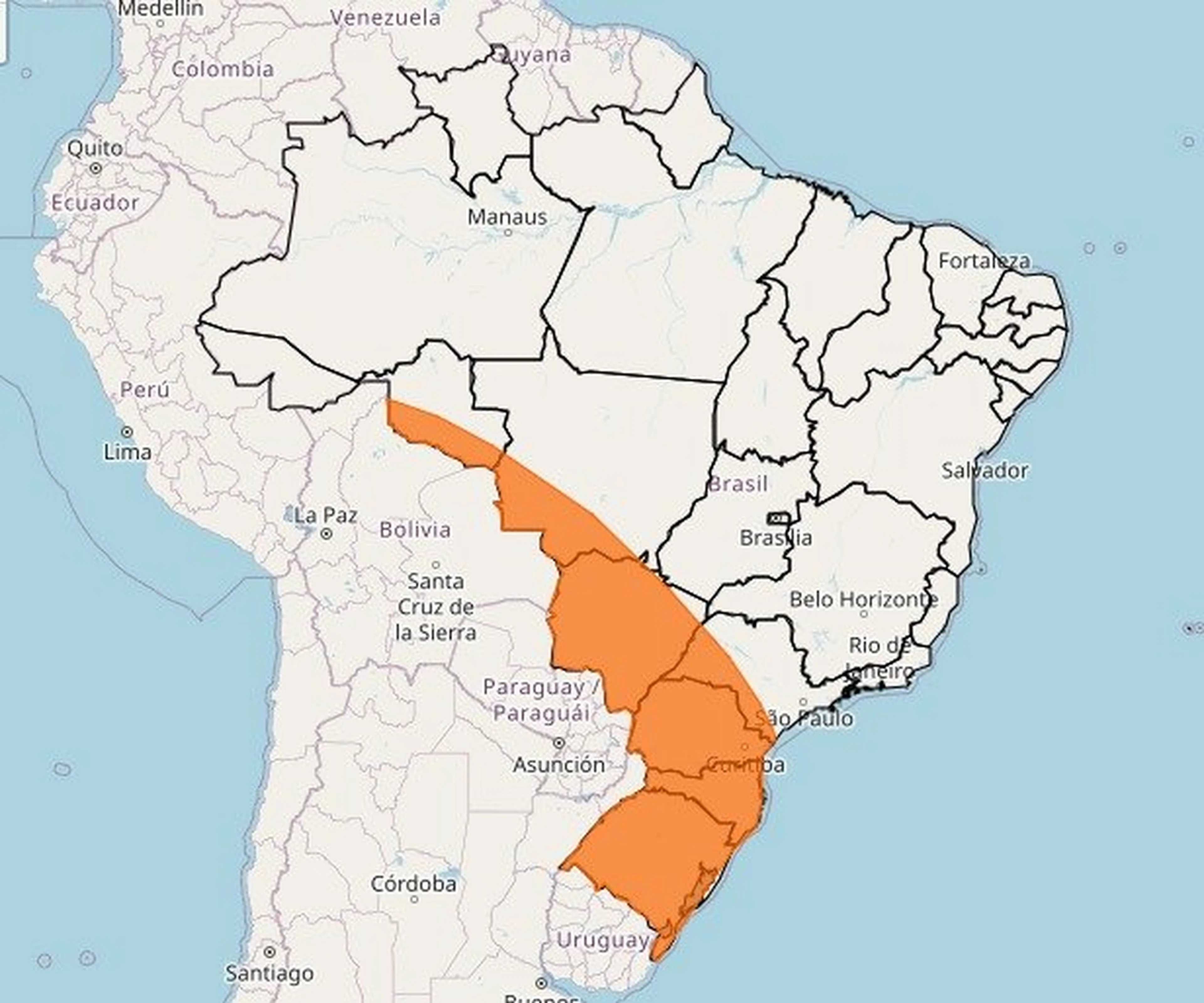 Instituto Nacional de Meteorologia (Inmet)/Reprodução