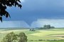 Um tornado foi registrado na manhã desta segunda-feira (25), na zona rural de Santana do Livramento. Foto: Gabriela Foletto / Arquivo Pessoal<!-- NICAID(15634269) -->