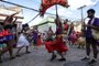 Porto Alegre, RS, Brasil, 12-03-2023: O Bloco Areal do Futuro comemora 20 anos de festa com várias atrações na Rua Baronesa do Gravataí, no bairro Cidade Baixa, um dos berços do Carnaval de rua na Capital. Foto: Mateus Bruxel / Agência RBSIndexador: Andre Avila<!-- NICAID(15373345) -->