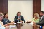 Prefeito Adiló Didomenico apresenta proposta da prefeitura sobre a Reforma da Previdênciam, junto com equipe, nesta quarta-feira (30). <!-- NICAID(15281614) -->