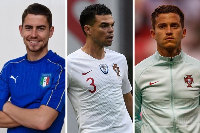 Colagem de fotos / FIGC, Divulgação / Miguel Riopa, AFP / Seleção de Portugal, Divulgação Colagem de fotos / FIGC, Divulgação / Miguel Riopa, AFP / Seleção de Portugal, Divulgação