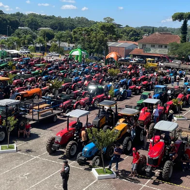 Registros da Romaria Votiva, em Farroupilha, neste domingo. Ato ocorre no Santuário de Caravaggio.<!-- NICAID(15967465) -->
